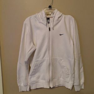 White Nike Jacket Full Zip